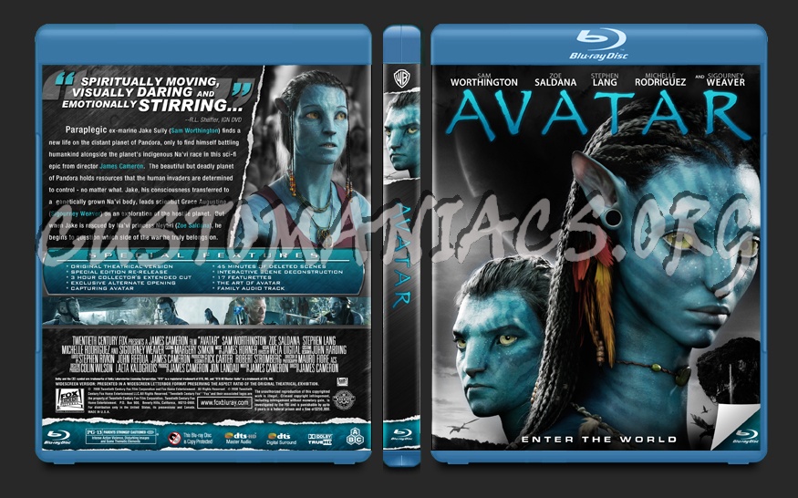 Avatar blu-ray cover