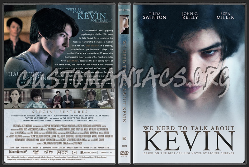We Need To Talk About Kevin dvd cover