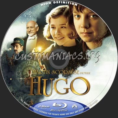 Hugo blu-ray label