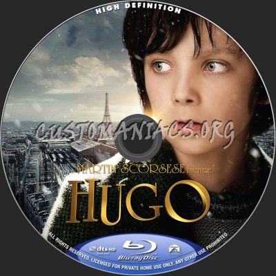 Hugo blu-ray label