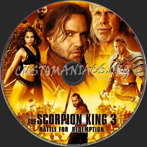 The Scorpion King 3 Battle For Redemption dvd label