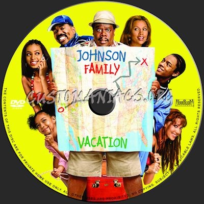 Johnson Family Vacation dvd label