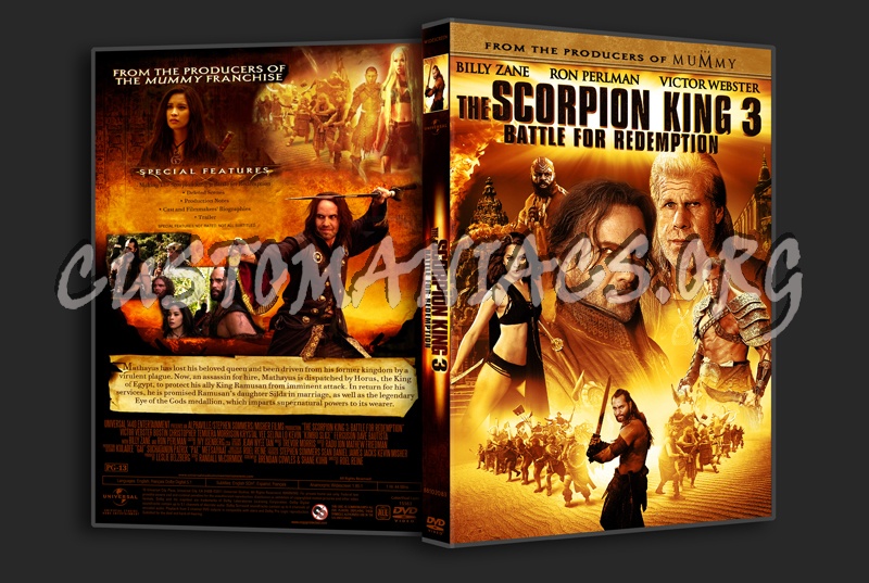 The Scorpion King 3 Battle for Redemption dvd cover