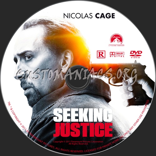 Seeking Justice dvd label