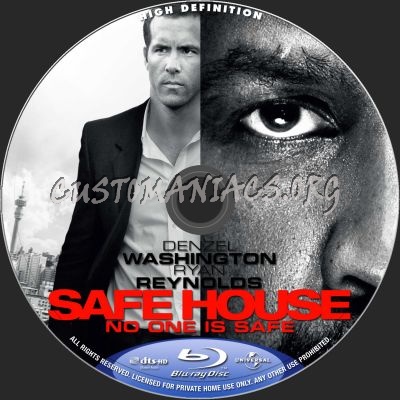 Safe House blu-ray label