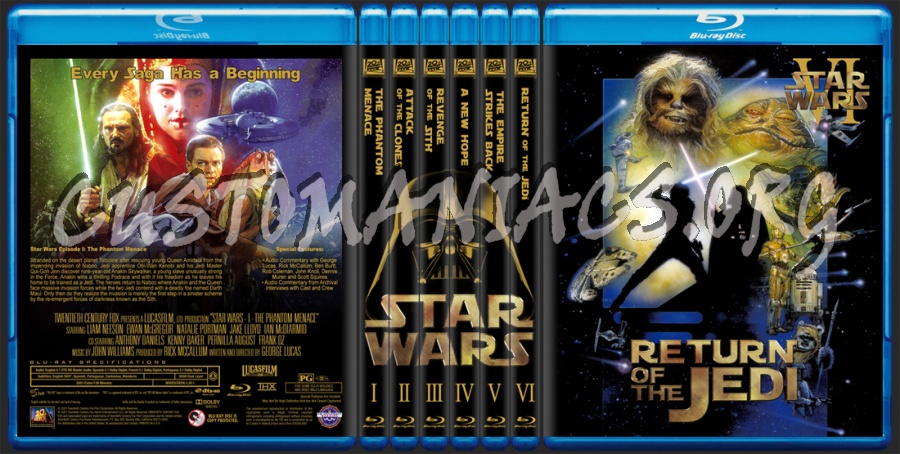 Star Wars blu-ray cover