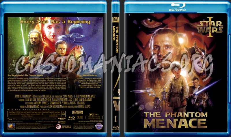 Star Wars blu-ray cover
