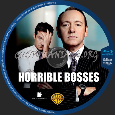 Horrible Bosses blu-ray label