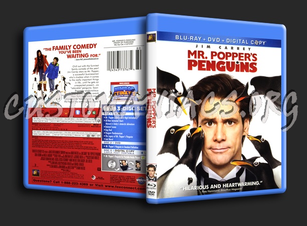 Mr. Popper's Penguins blu-ray cover