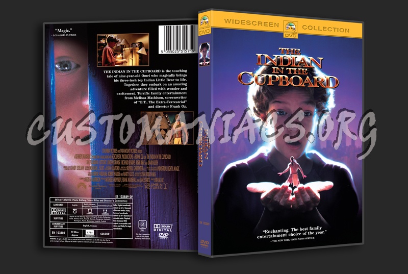 The Indian in the Cupboard dvd cover