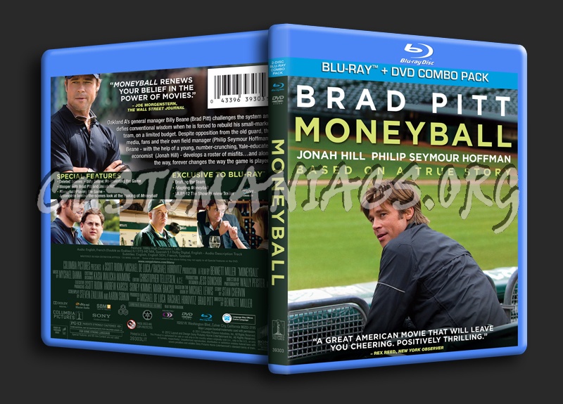 Moneyball blu-ray cover