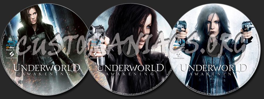 Underworld Awakening blu-ray label