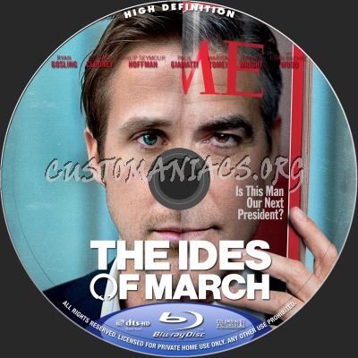 The Ides Of March blu-ray label