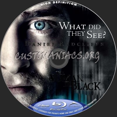 The Woman In Black blu-ray label