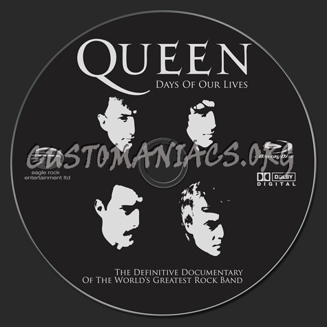 Queen: Days of Our Lives blu-ray label