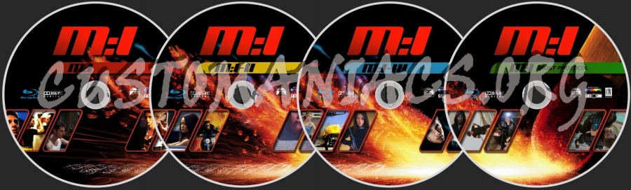 Mission Impossible Quadrilogy dvd label