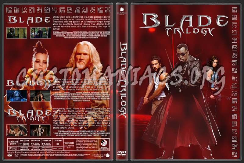 Blade Trilogy dvd cover