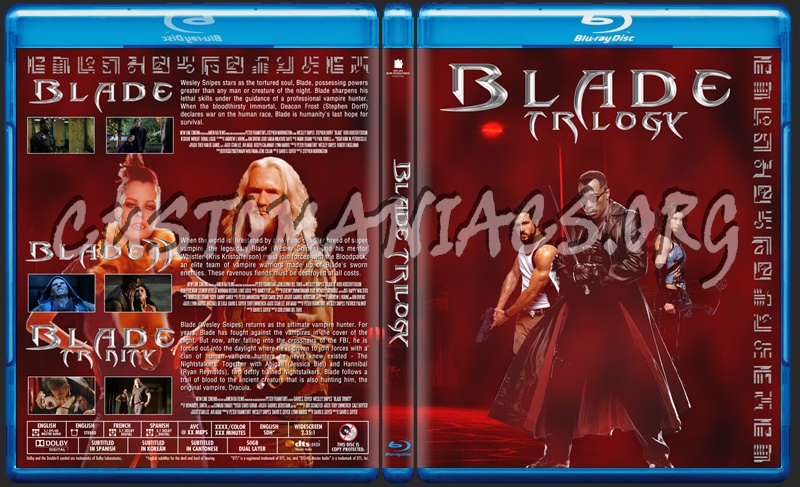 Blade Trilogy blu-ray cover