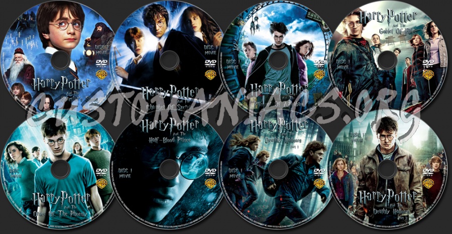 Harry Potter Collection dvd label