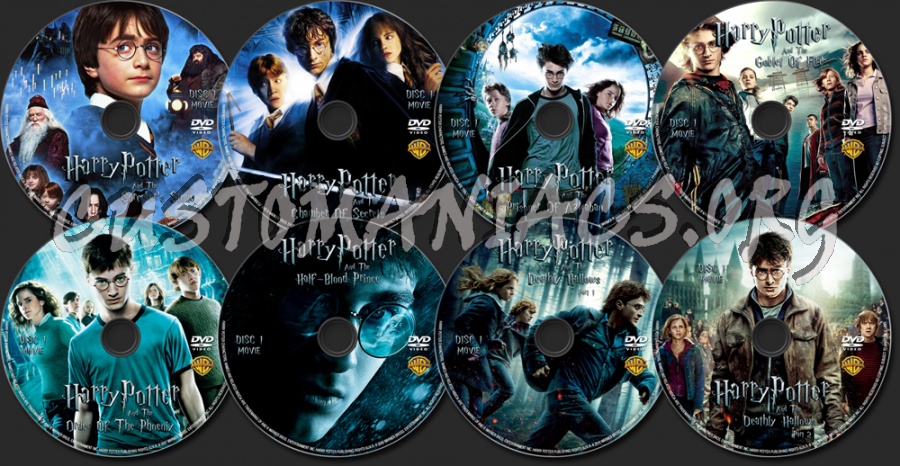 Harry Potter Collection dvd label