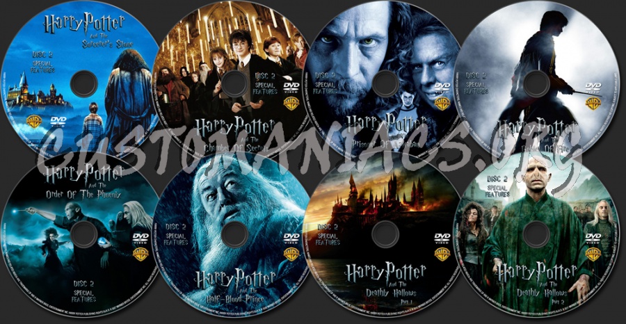 Harry Potter Collection dvd label