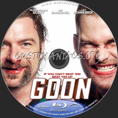 Goon blu-ray label