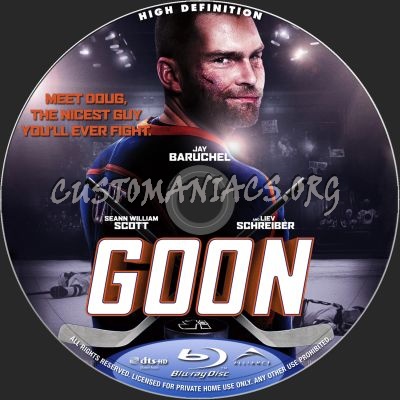 Goon blu-ray label