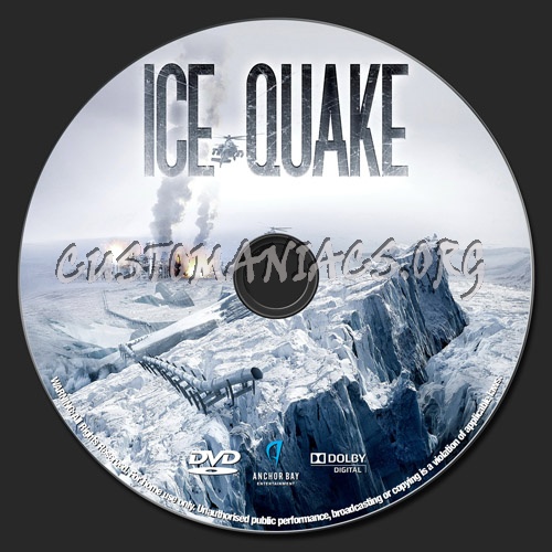 Ice Quake dvd label