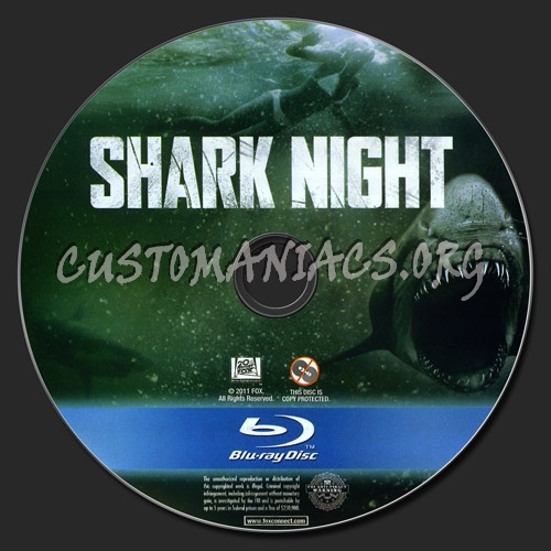 Shark Night blu-ray label