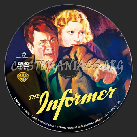 The Informer dvd label