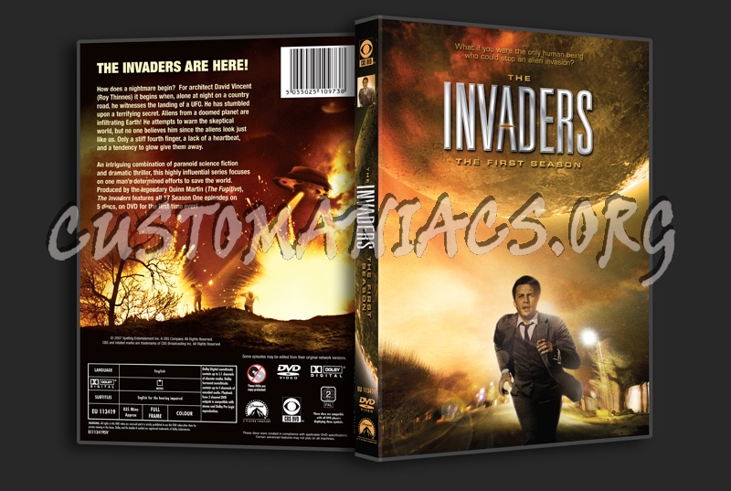 The Invaders Season 1 dvd cover