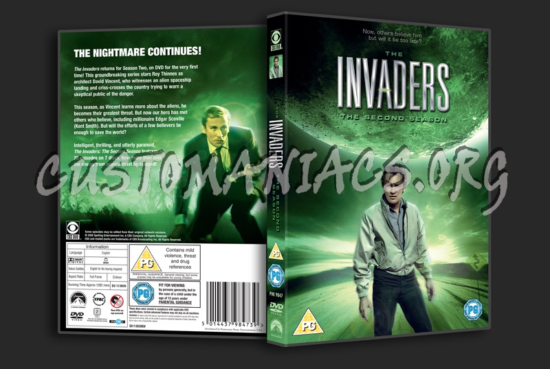 The Invaders Season 2 dvd cover
