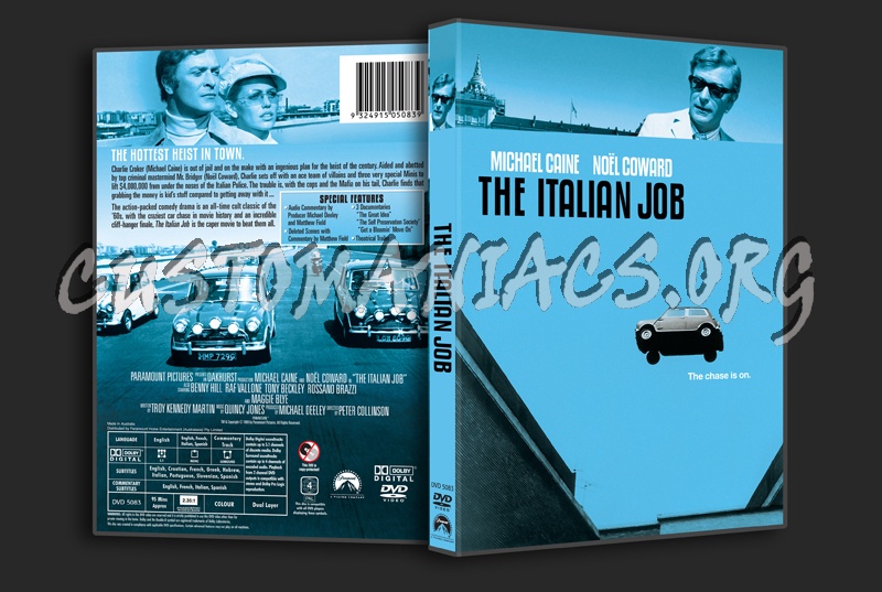 The Italian Job (1969) dvd cover