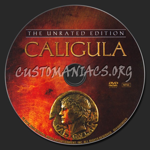 Caligula dvd label