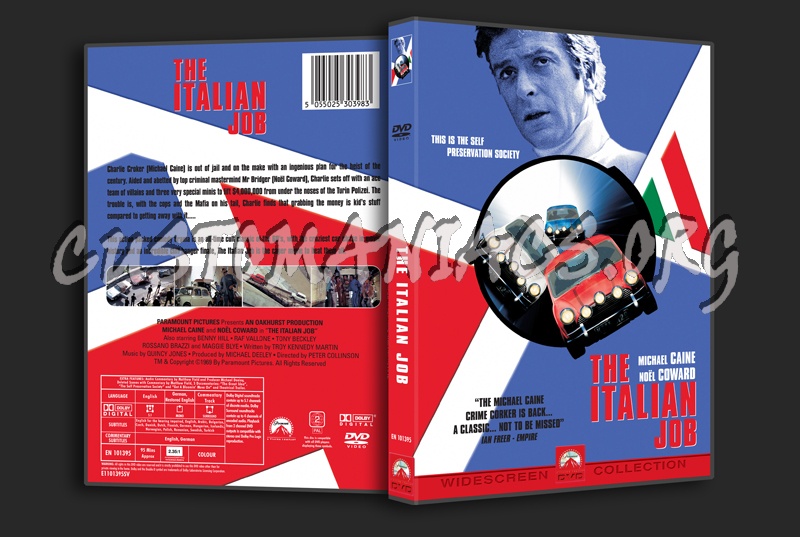 The Italian Job (1969) dvd cover