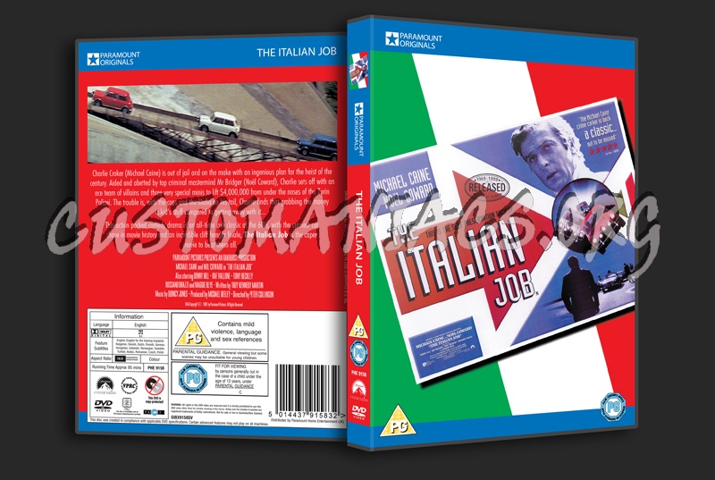 The Italian Job (1969) dvd cover