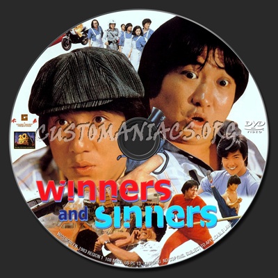 Winners and Sinners dvd label