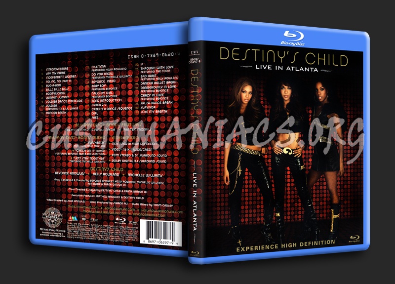 Destiny's Child Live in Atlanta blu-ray cover