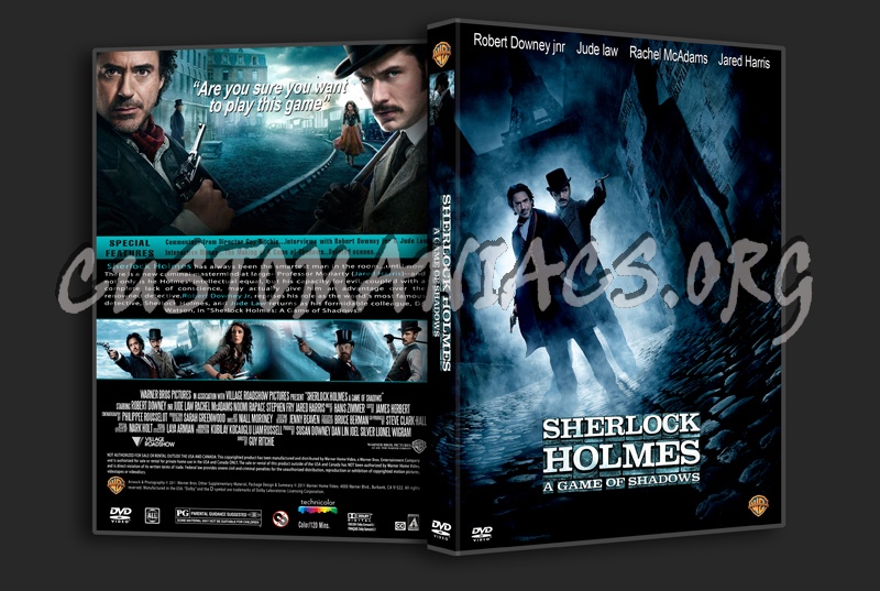 Sherlock Holmes A Game of Shadows dvd cover