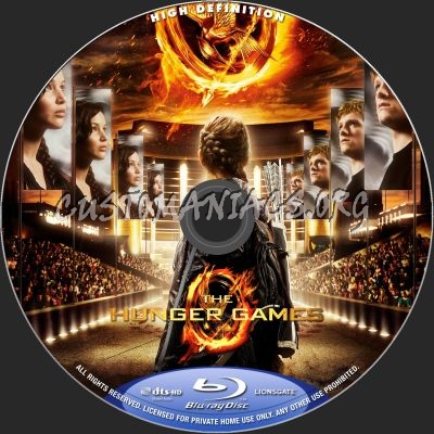 The Hunger Games blu-ray label