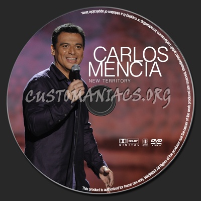 Carlos Mencia New Territory dvd label