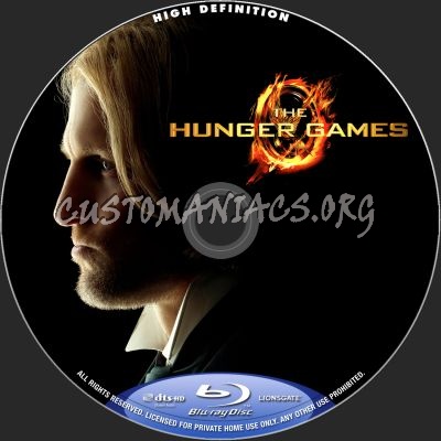 The Hunger Games blu-ray label