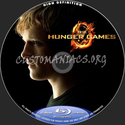 The Hunger Games blu-ray label