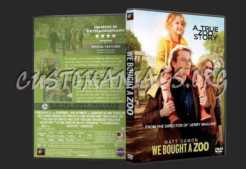 We Bought a Zoo dvd cover