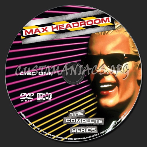 Max Headroom - The Complete Series dvd label