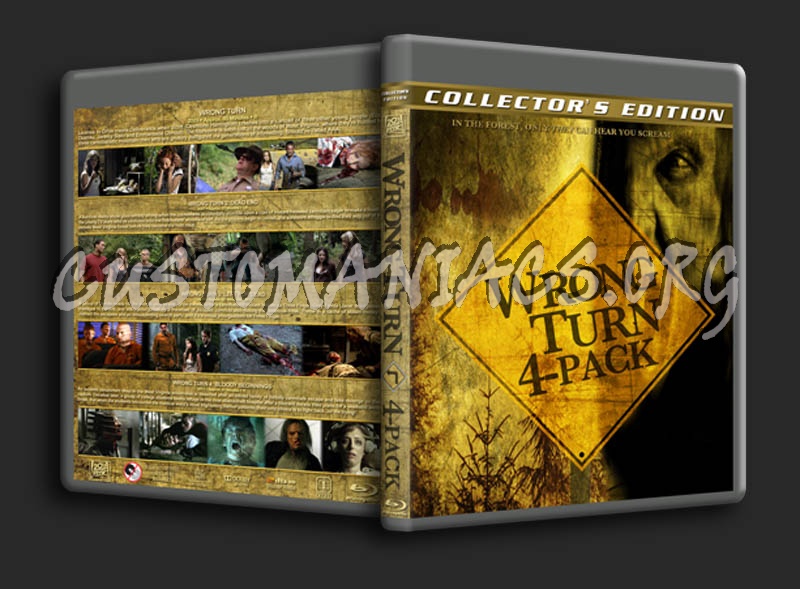 Wrong Turn Quadrilogy blu-ray cover