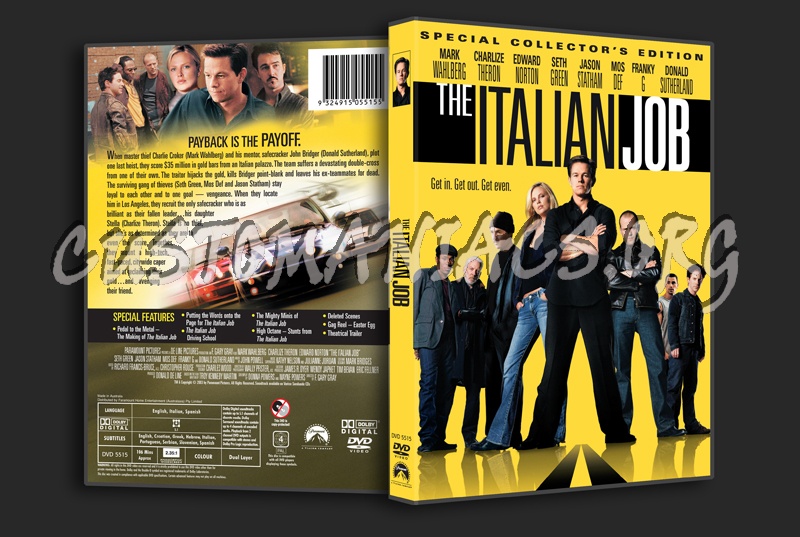 The Italian Job dvd cover