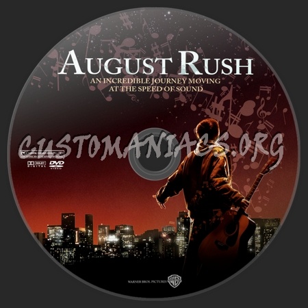 August Rush dvd label