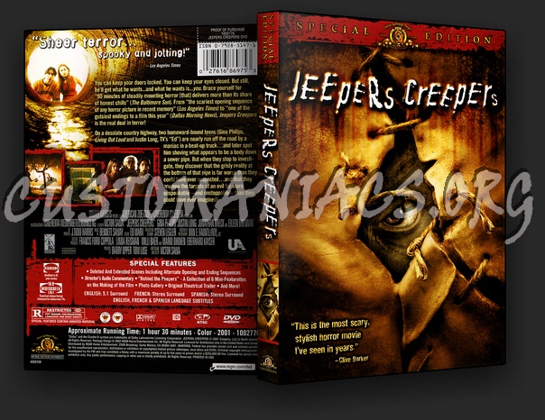 Jeepers Creepers dvd cover