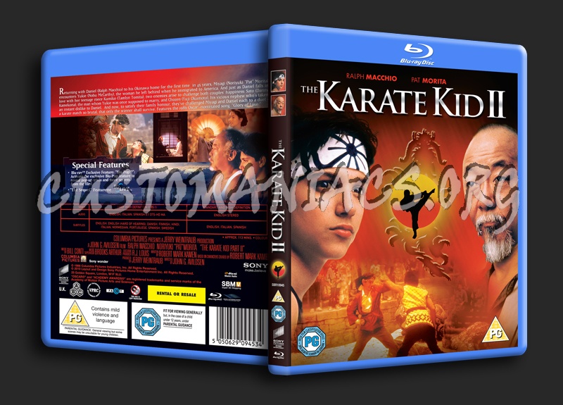 The Karate Kid 2 blu-ray cover